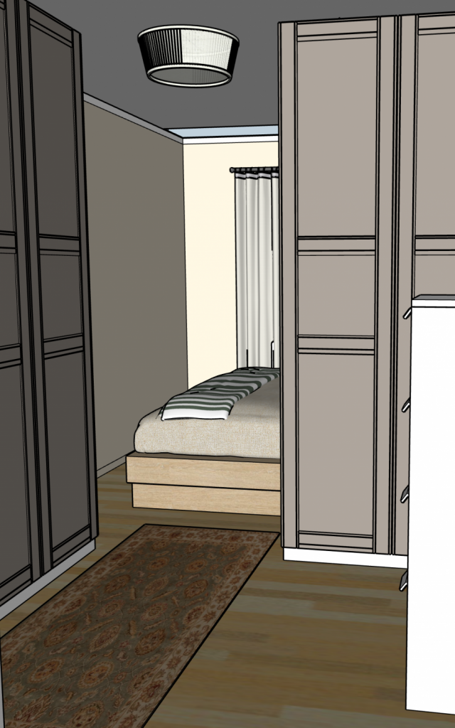 3D Visualisierung des Schranks PAX von Ikea