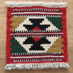 Mini-Kelim 20x20cm - Mug Rug