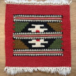 Mini-Kelim 20x20cm - Mug Rug